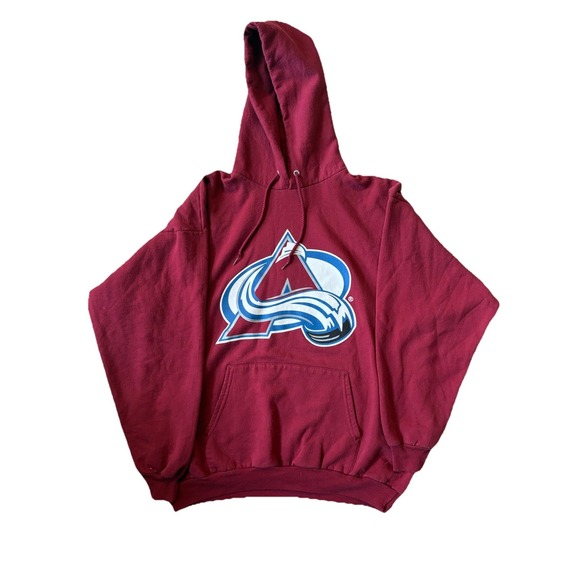 Port and Company Classic Other - Men's Burgundy Colorado Avalanche Primary Logo Pullover Hoodie Men's XL WSJ